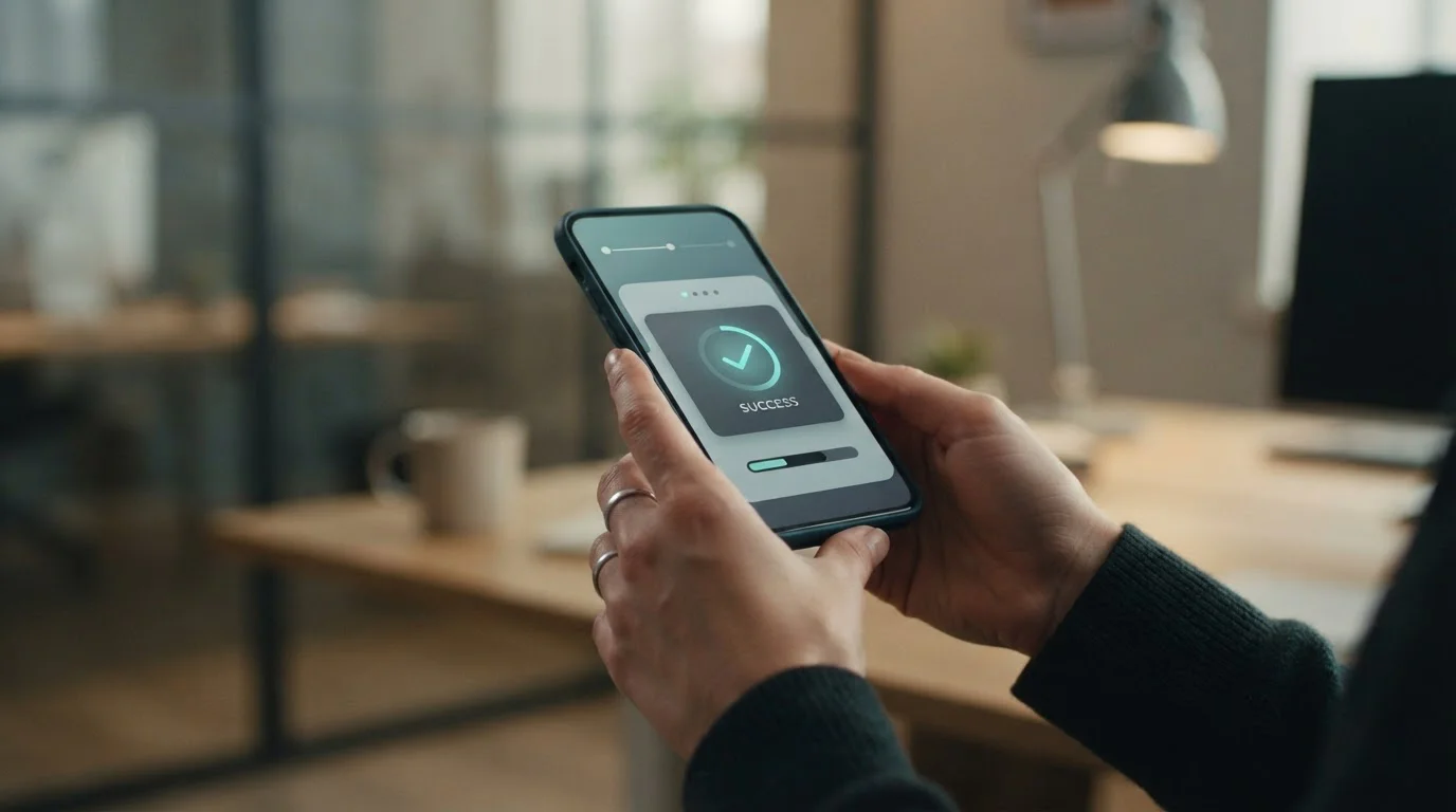 Ablauf einer Online-Zahlung über Payz auf mobilem Gerät